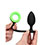 OUCH! Glow in the Dark - Butt Plug with Cock Ring