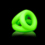 OUCH! Glow in the Dark - Energy Cock Ring & Ball Strap