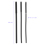 OUCH! Silicone Dilator Set - Urethral Sounding Ribbed
