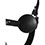 OUCH! Xtreme Blindfold Head Harness Solid Ball Gag
