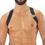 Party Boy Elastic Harness - Black