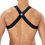 Party Boy Elastic Harness - Black