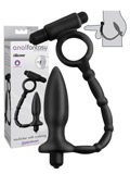 Cockring et plug anal vibrants Ass-Kicker - Anal Fantasy