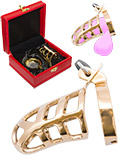 Cage de ch�stet� Perceval - Gold