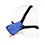 Puppy Play Neoprene Muzzle - Bleu
