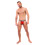 - Push - Premium Mesh Jock - Rot/Wei�