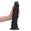 RealRock - Dildo 10 inch sans Testicules - Noir