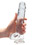 RealRock - Dildo 9 inch & Balls - Crystal Clear