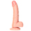 RealRock - Dildo 6 inch mit Hoden - Curved Ultra Skin