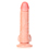 RealRock - Dildo 6 inch mit Hoden - Curved Ultra Skin