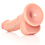 RealRock - Dildo 6 inch mit Hoden - Curved Ultra Skin