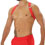 Harnais Party Boy Elastic - Rouge
