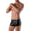 Vinyl Mini-shorts - Black